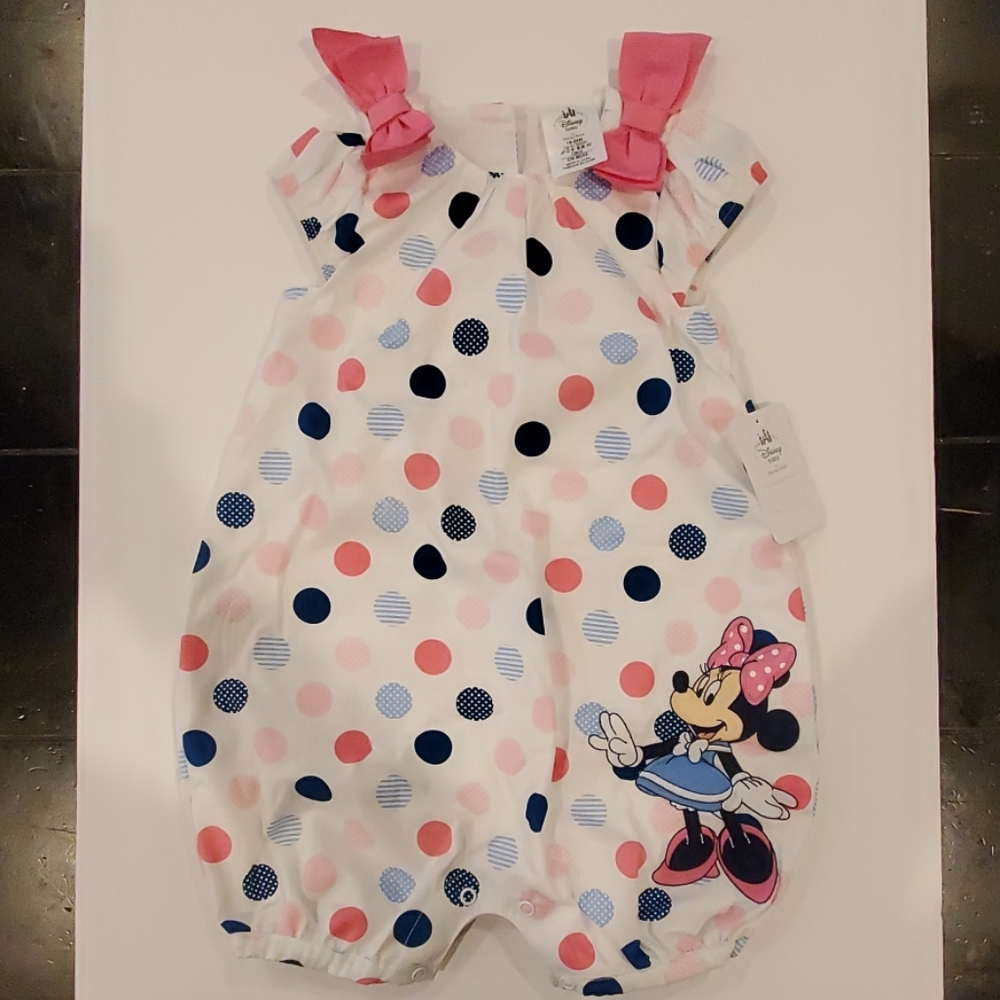 DISNEY MINNIE MOUSE BABY/TODDLER ROMPER